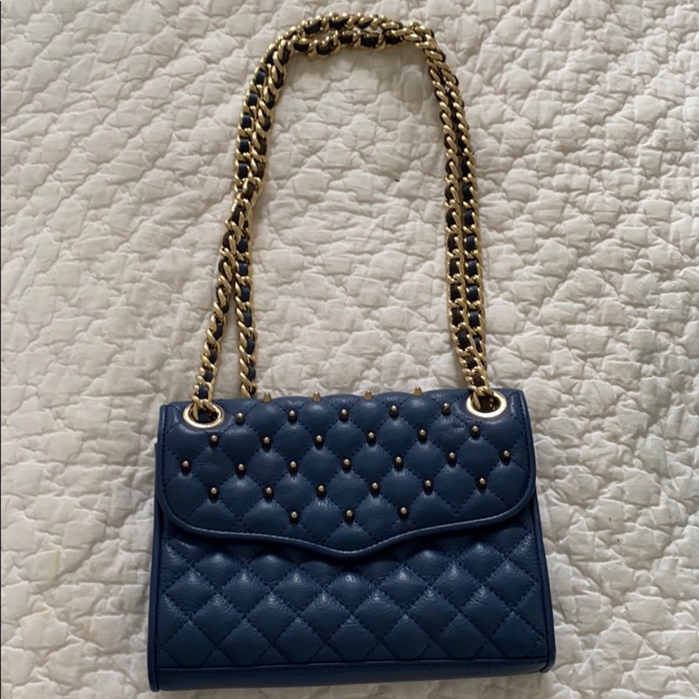 Euc rebecca Minkoff blue leather purse